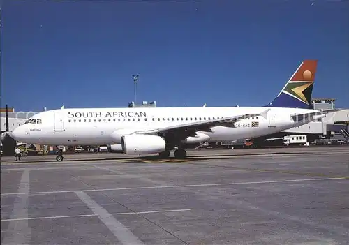 Flugzeuge Zivil South African Airways A320 231 ZS SHC c n 250 Kat. Airplanes Avions