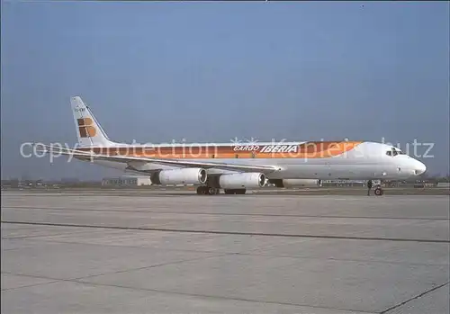 Flugzeuge Zivil Iberia Cargo Douglas DC 8 62AF EC EMX  Kat. Airplanes Avions