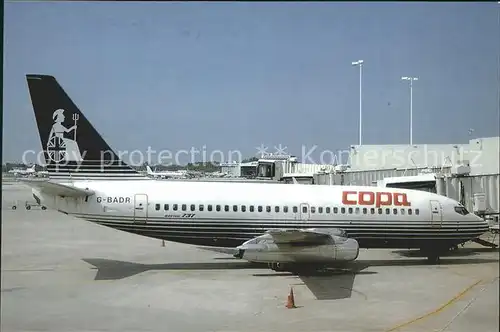 Flugzeuge Zivil COPA Panama Boeing 737 204 G BADR col. Britannia c n 20633 318 Kat. Airplanes Avions