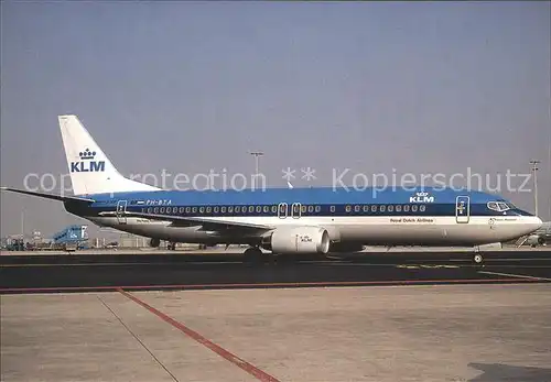 Flugzeuge Zivil KLM Boeing 737 406 PH BTA Kat. Airplanes Avions