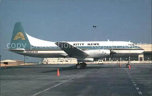 Flugzeuge Zivil Kitty Hawk Air Cargo Convair CV 640 N860FW MSN 10 Kat. Airplanes Avions