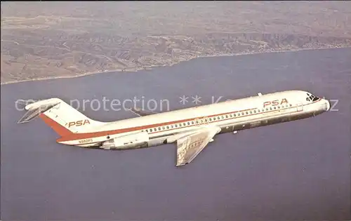 Flugzeuge Zivil PSA McDonnell Douglas DC 9 31 Kat. Airplanes Avions