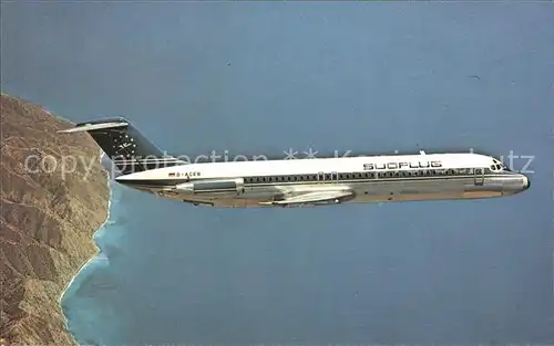 Flugzeuge Zivil Sudflug McDonnell Douglas DC 9 32 Kat. Airplanes Avions