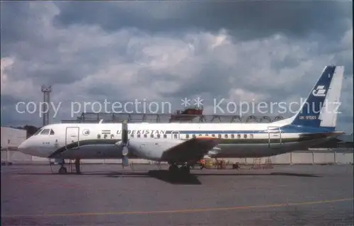 Flugzeuge Zivil Uzbekistan Airways IL 114 UK 91001 c n 101343823024 Kat. Airplanes Avions