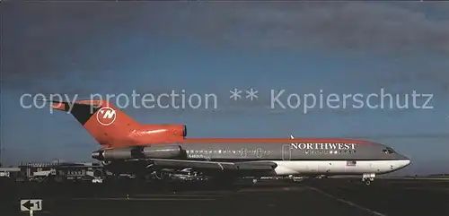 Flugzeuge Zivil Northwest Airlines Boeing 727 14  Kat. Airplanes Avions