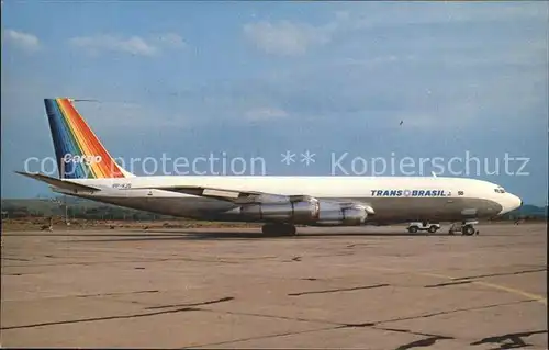 Flugzeuge Zivil Transbrasil Cargo Boeing 707 341C PP VJS  Kat. Airplanes Avions