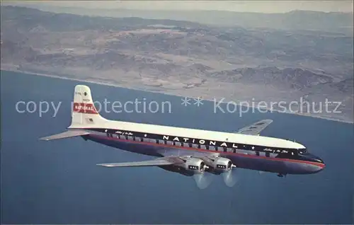 Flugzeuge Zivil National Airlines Douglas DC 6B N8221H c n 43738 Kat. Airplanes Avions