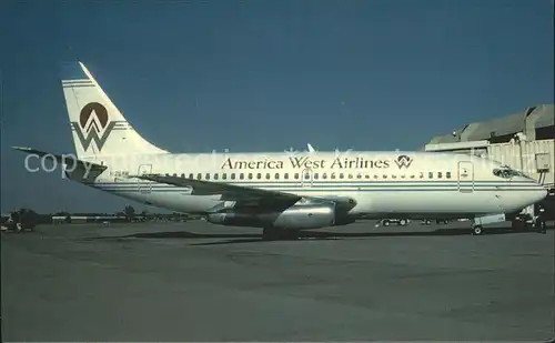 Flugzeuge Zivil America West Airlines N126AW Boeing 737 Kat. Airplanes Avions