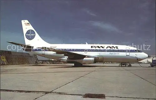 Flugzeuge Zivil Pan American Wolrd Airways Boeing 737 222 Kat. Airplanes Avions