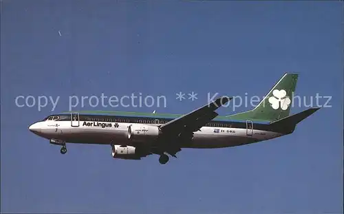 Flugzeuge Zivil Aer Lingus Boeing 737 348 EI BUD MSN 23809 Kat. Airplanes Avions