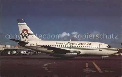 Flugzeuge Zivil America West Airlines Boeing 737 130 Kat. Airplanes Avions