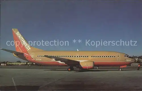 Flugzeuge Zivil Southwest Boeing 737 3H4 Kat. Airplanes Avions