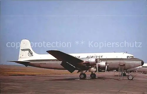 Flugzeuge Zivil Air Afrique McDouglas DC 4 TU ICM c n 10392 Kat. Airplanes Avions