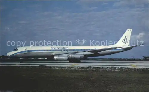 Flugzeuge Zivil Northeastern McDonnell Douglas DC 8 62CF  Kat. Airplanes Avions