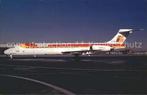 Flugzeuge Zivil Iberia McDonnell Douglas MD 87 EC EUD c n 49828 Kat. Airplanes Avions