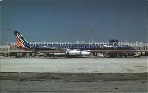 Flugzeuge Zivil Wien Air Alaska McDonnell Douglas DC 8 63CF  Kat. Airplanes Avions