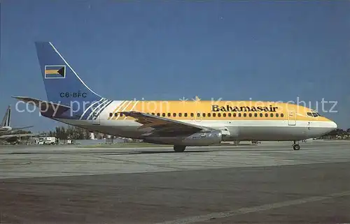 Flugzeuge Zivil Bahamasair Boeing 737 2L9 Advanced C6 BFC  Kat. Airplanes Avions