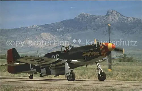 Flugzeuge Zivil North American P 51 D Fighter Stump Jumper  Kat. Airplanes Avions