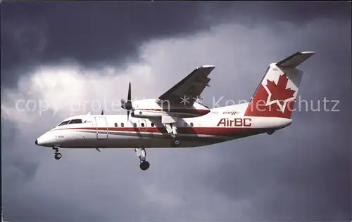 Flugzeuge Zivil AirBC Liaison Air Canada Connector De Havilland Dash 8 102 Kat. Airplanes Avions