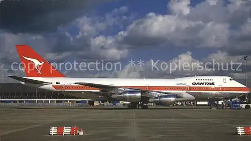 Flugzeuge Zivil Qantas Boeing 747 21AC PH MCF c n 24134 Kat. Airplanes Avions
