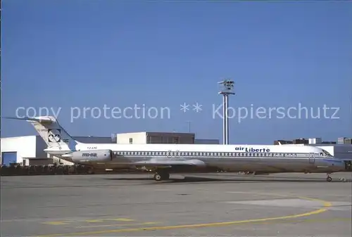 Flugzeuge Zivil Air Liberte MD 82 YU ANG c n 49379 Kat. Airplanes Avions