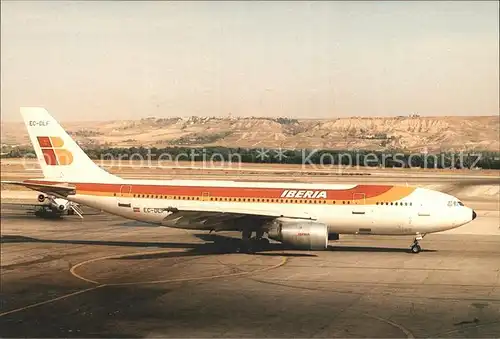 Flugzeuge Zivil Iberia A300 B4 EC DLF C N 133 Kat. Airplanes Avions