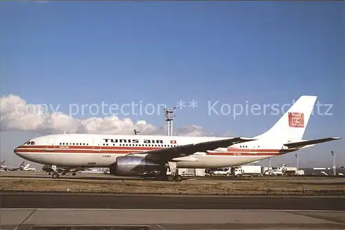 Flugzeuge Zivil Tunis Air Airbus A300B4 203 TS IMA c n 188 Kat. Airplanes Avions