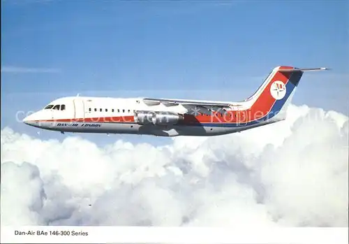 Flugzeuge Zivil Dan Air BAe 146 300 Series  Kat. Airplanes Avions