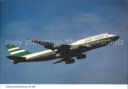 Flugzeuge Zivil Cathay Pacific Boeing 747 400 Kat. Airplanes Avions