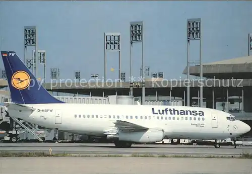 Lufthansa Boeing 737 200 D ABFW  Kat. Flug