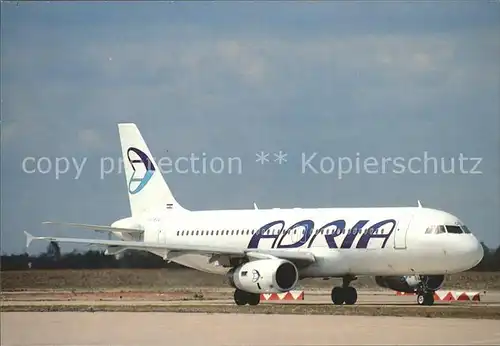 Flugzeuge Zivil Adria Airways Airbus 320 YU AOA  Kat. Airplanes Avions