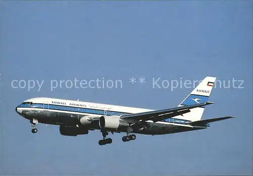 Flugzeuge Zivil Kuwait Airways Boeing 767 200 9K AIA  Kat. Airplanes Avions