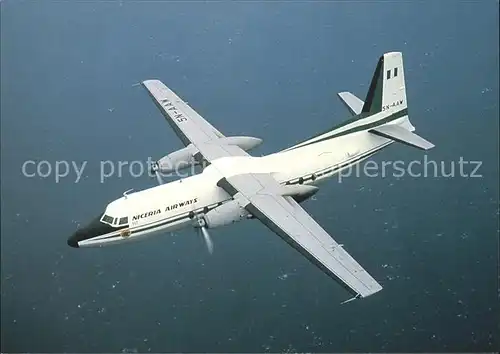 Flugzeuge Zivil Fokker F27 Mk200 Nigeria Airways 5N AAW Kat. Airplanes Avions