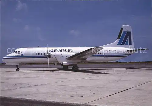 Flugzeuge Zivil Air Aruba P4 YSA NAMC YS 11A 213 c n 2131 Kat. Airplanes Avions