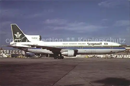 Flugzeuge Zivil Saudi Arabian Airlines Lockheed TriStar L1011 200 Kat. Airplanes Avions