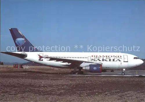 Flugzeuge Zivil Diamond Sakha Airlines A310 324 F OGYM  Kat. Airplanes Avions