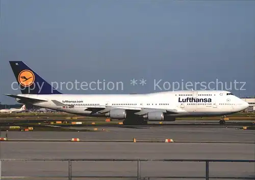 Lufthansa B747 430 D ABVL Cn 26425 898 Kat. Flug