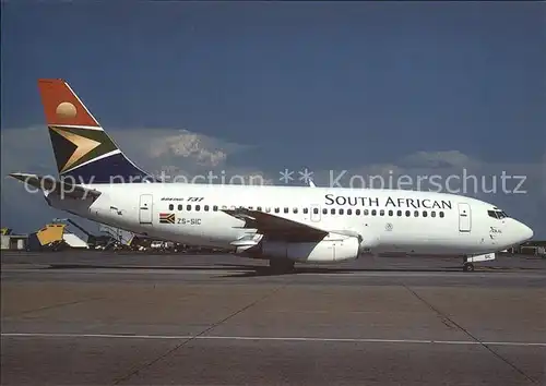 Flugzeuge Zivil South African Boeing 737 244 ZS SIC c n 22582 805 Kat. Airplanes Avions