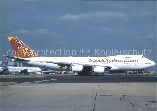 Flugzeuge Zivil Travel City Direct B747 200 TF ABP Kat. Airplanes Avions