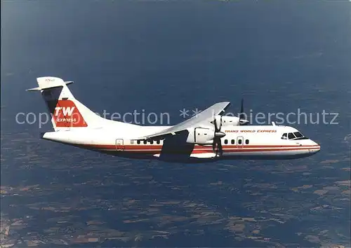 Flugzeuge Zivil Trans World Express ATR 42 300  Kat. Airplanes Avions