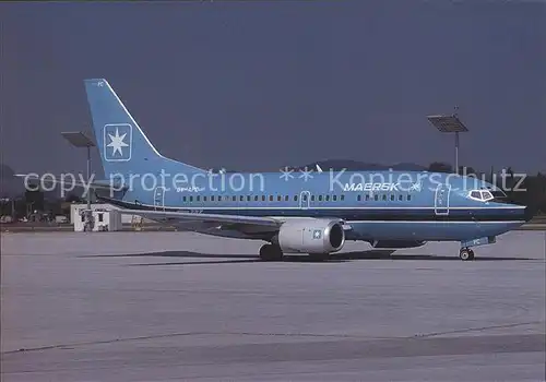 Flugzeuge Zivil Maersk Boeing 737 5L9 OY APC c n 28129 2823 Kat. Airplanes Avions