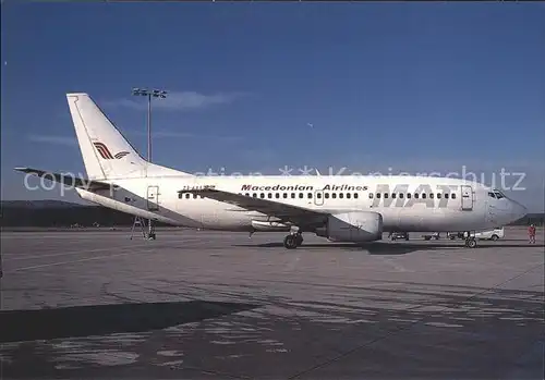 Flugzeuge Zivil MAT Macedonian Airlines Boeing 737 3H9 Z3 AAA c n 23416 1175 Kat. Airplanes Avions