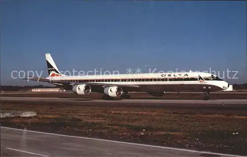 Flugzeuge Zivil Delta Air Lines McDonnell Douglas DC 8 71  Kat. Airplanes Avions