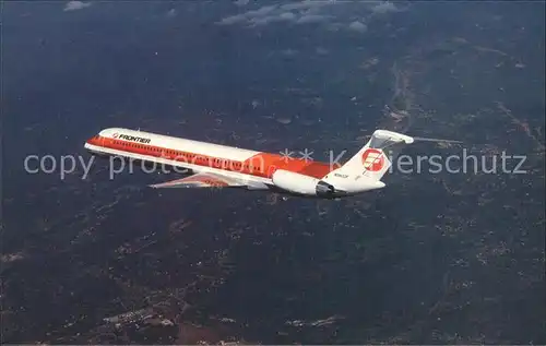 Flugzeuge Zivil Frontier McDonnell Douglas DC 9 sUPER 80 Kat. Airplanes Avions