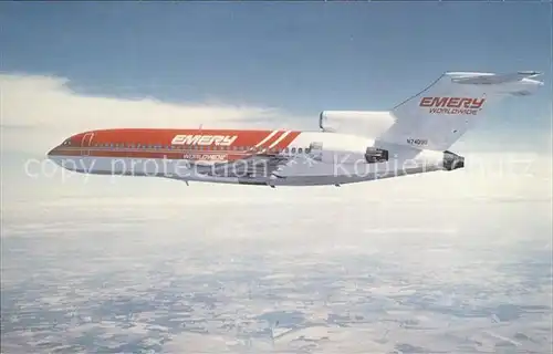 Flugzeuge Zivil Emery Worldwide Boeing 727 22C Jet Freighter  Kat. Airplanes Avions