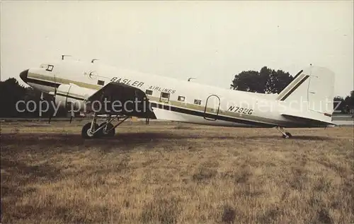 Flugzeuge Zivil Basler Airlines DC 3 N792G  Kat. Airplanes Avions