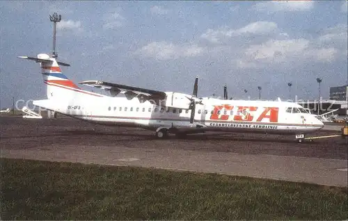 Flugzeuge Zivil CSA ATR 72 OK XFB c n 297 Kat. Airplanes Avions