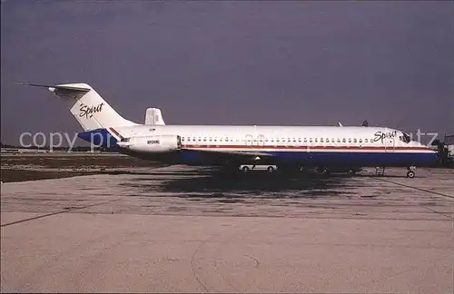 Flugzeuge Zivil Spirit Airlines McD Douglas DC 9 31 c n 47526 N934ML  Kat. Airplanes Avions
