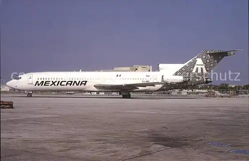 Flugzeuge Zivil Mexicana Boeing 727 264 c n 22158 XA MEF  Kat. Airplanes Avions
