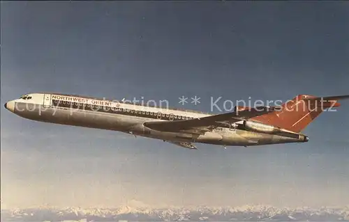 Flugzeuge Zivil Northwest Airlines Boeing 727 251 Kat. Airplanes Avions